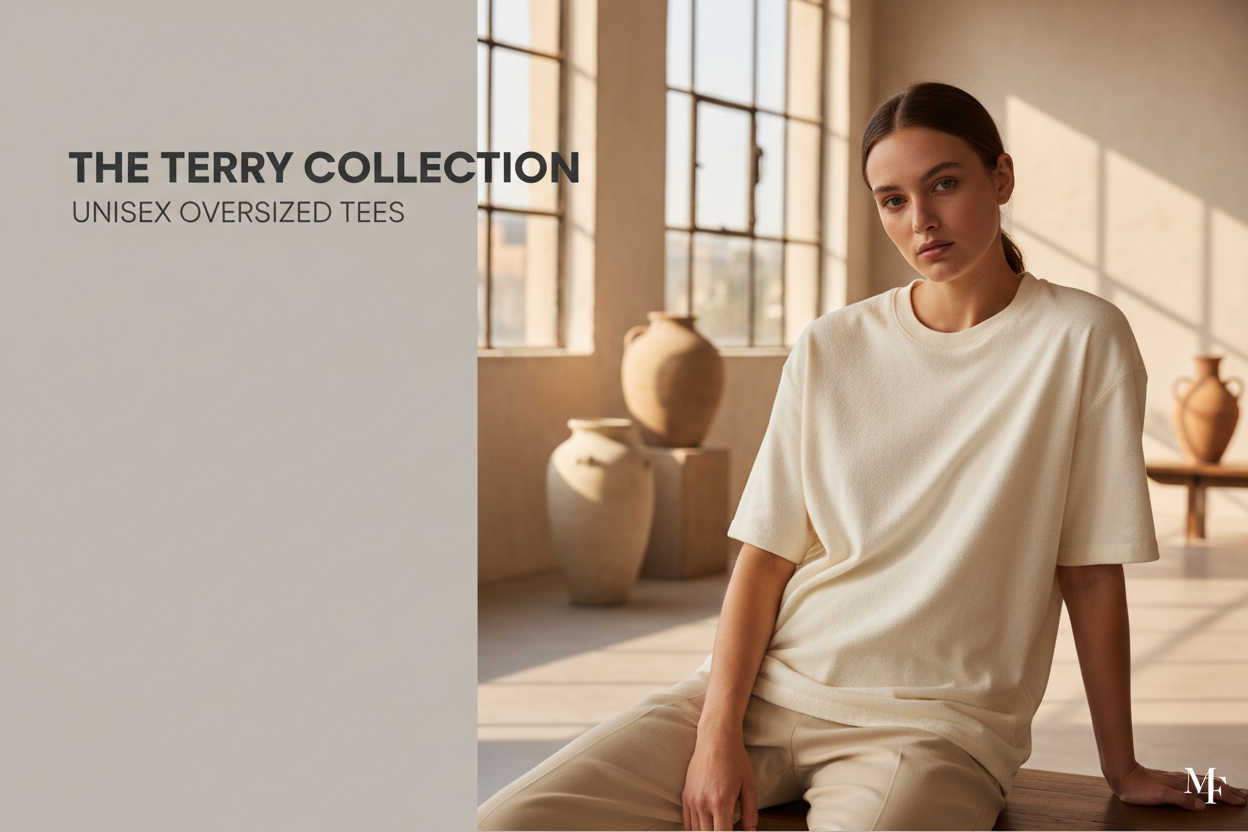 Unisex Terry Oversized Tee