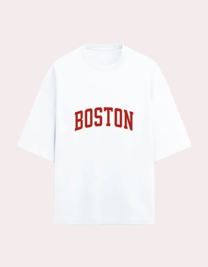 Boston Varsity Tee – Red