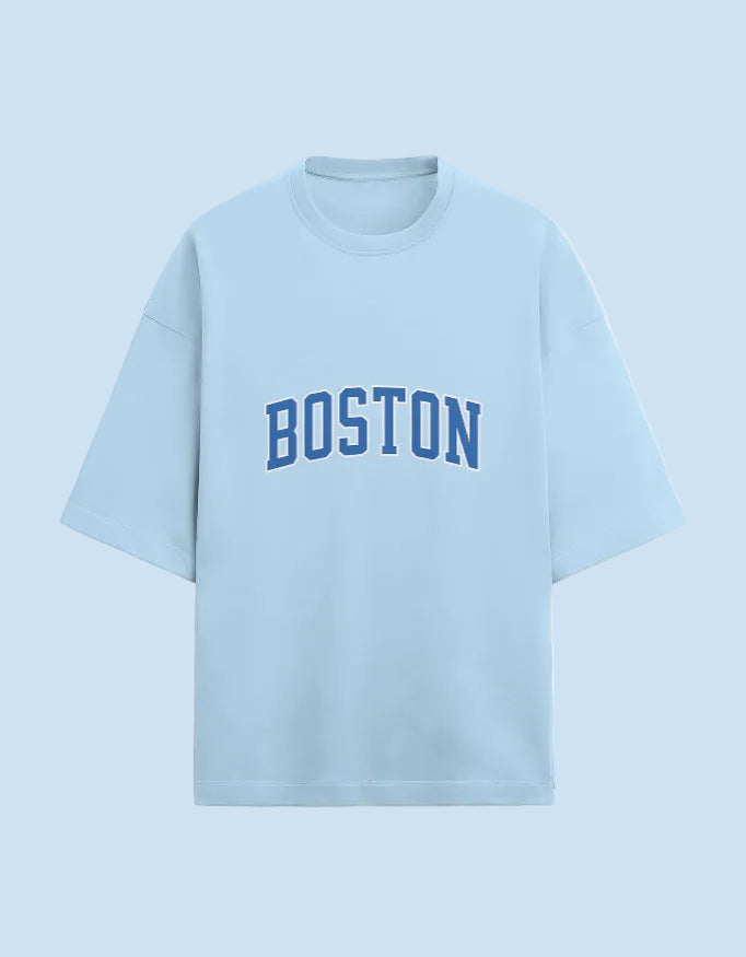 Boston Varsity Tee – Blue
