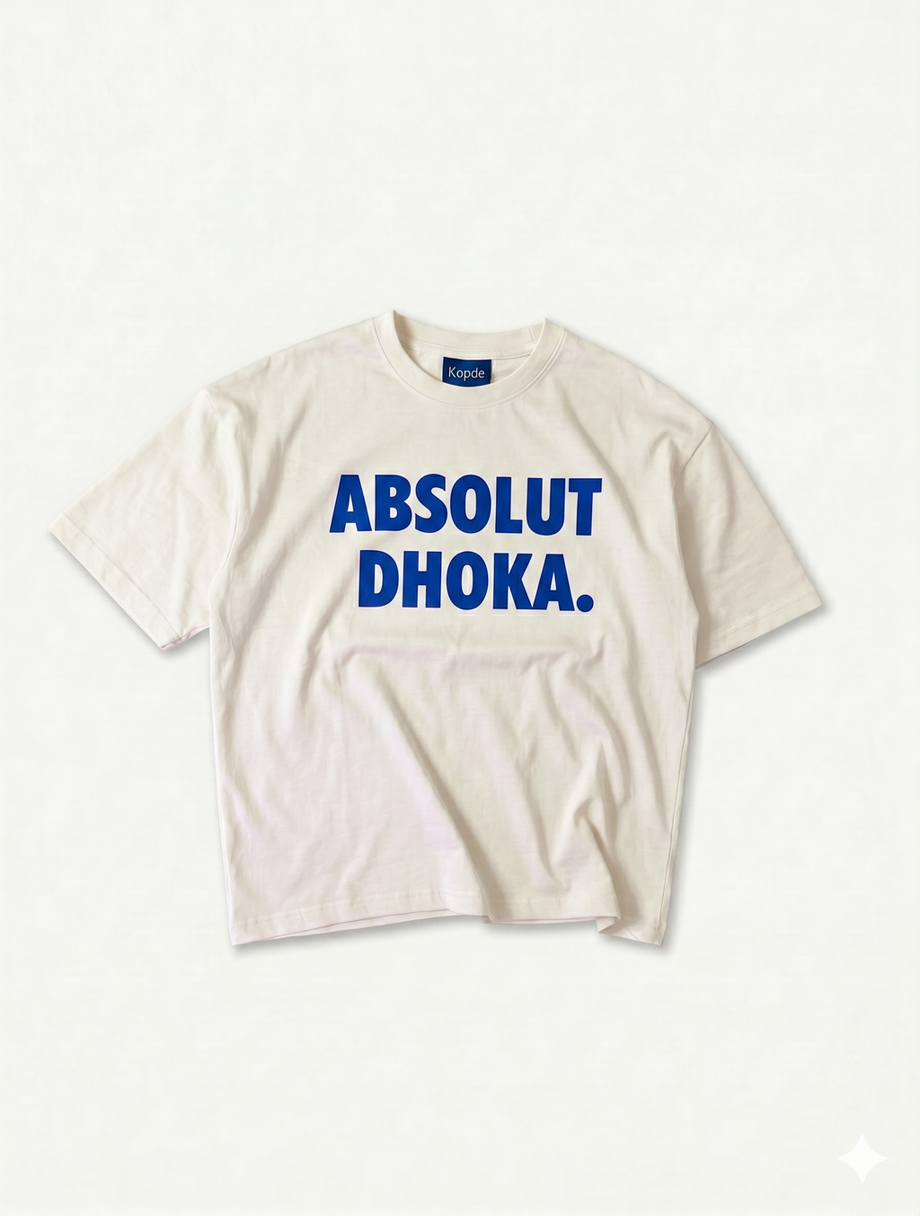 ABSOLU DHOKA. Oversized Tee
