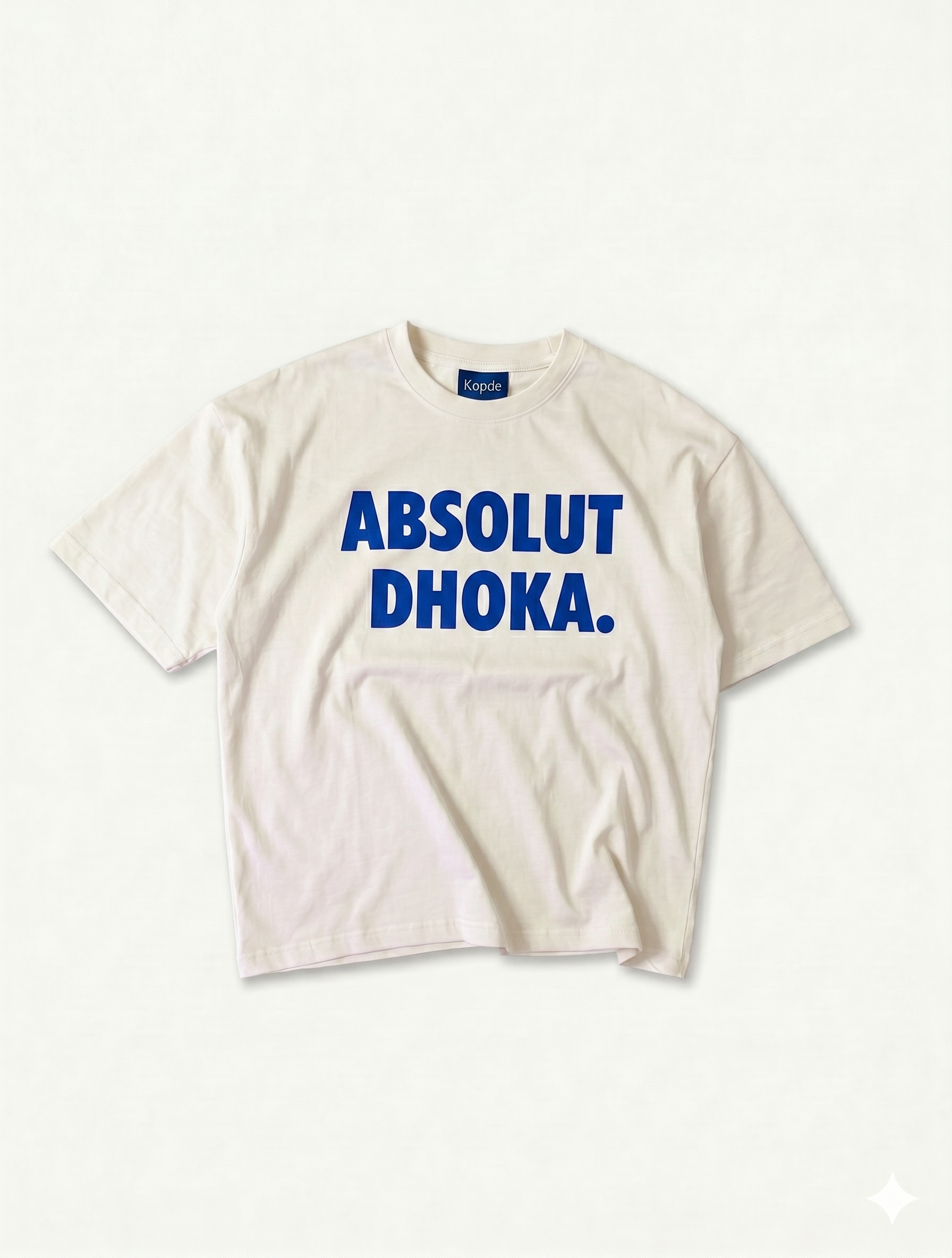ABSOLU DHOKA. Oversized Tee