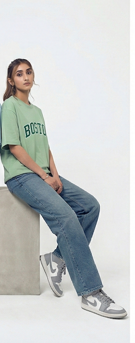 Boston Varsity Tee – Green