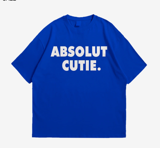 ABSOLUT-LY SOBER. Oversized Tee