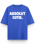 Royal Blue Oversized T-Shirt Front Design