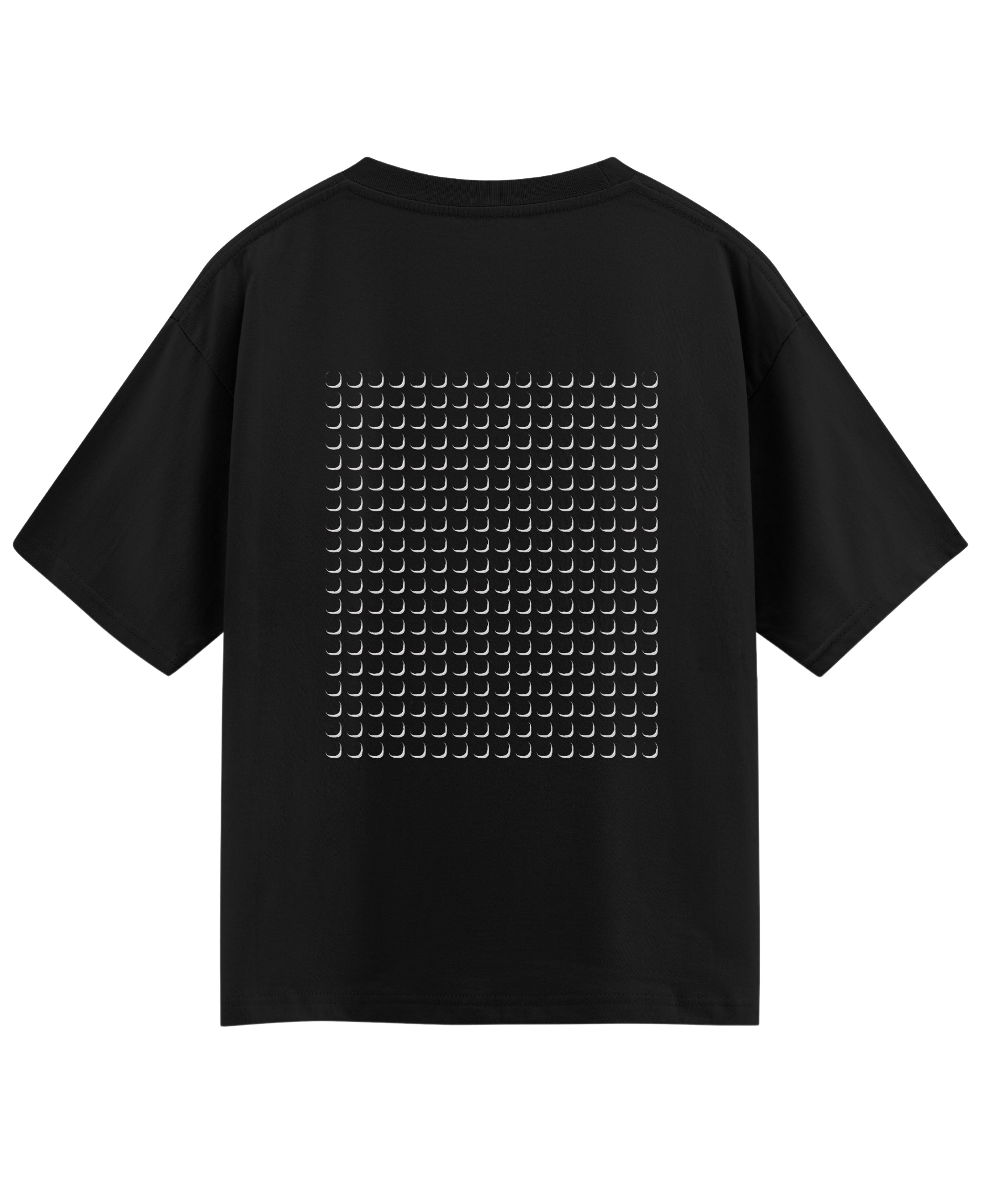 Black Oversized T-shirt Back Design